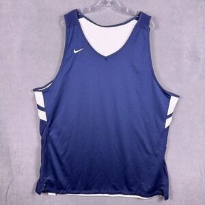 Nike Team Mens 4XL Reversable Basketball Practice Jersey Blue/White Read!